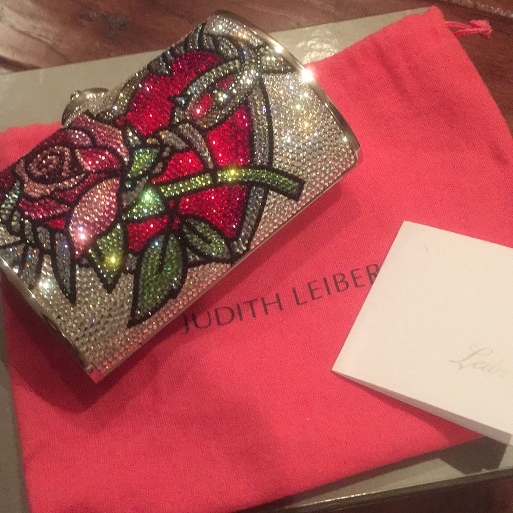 Judith Lieber Swarovski clutch, new - Picture 4 of 8